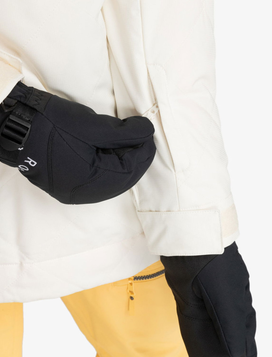 Roxy Radiant Lines Overhead Kadın Beyaz Snowboard Ceketi Roxy Radiant Lines Overhead Kadın Beyaz Snowboard Ceketi