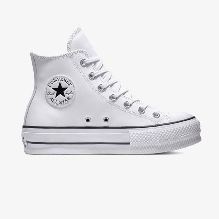 Converse Chuck Taylor All Star Leather Platform Unisex Beyaz Sneaker Converse Chuck Taylor All Star Leather Platform Unisex Beyaz Sneaker
