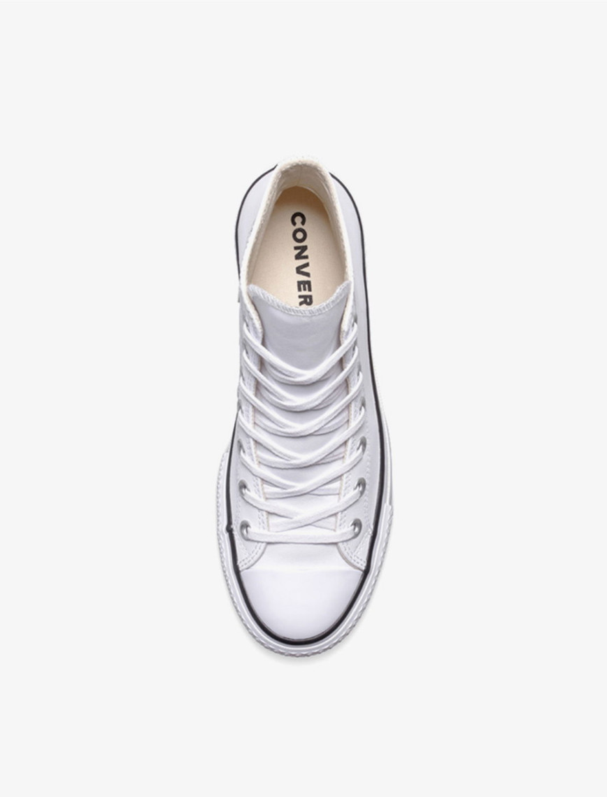Converse Chuck Taylor All Star Leather Platform Unisex Beyaz Sneaker Converse Chuck Taylor All Star Leather Platform Unisex Beyaz Sneaker
