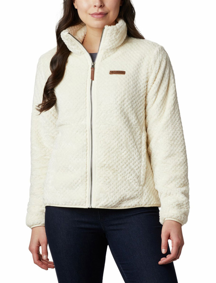 Columbia Fire Side II Sherpa Kadın Beyaz Fermuarlı Polar Ceket Columbia Fire Side II Sherpa Kadın Beyaz Fermuarlı Polar Ceket