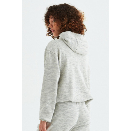 Rockupy Kadın Gabriela Gri Sweatshirt Rockupy Kadın Gabriela Gri Sweatshirt