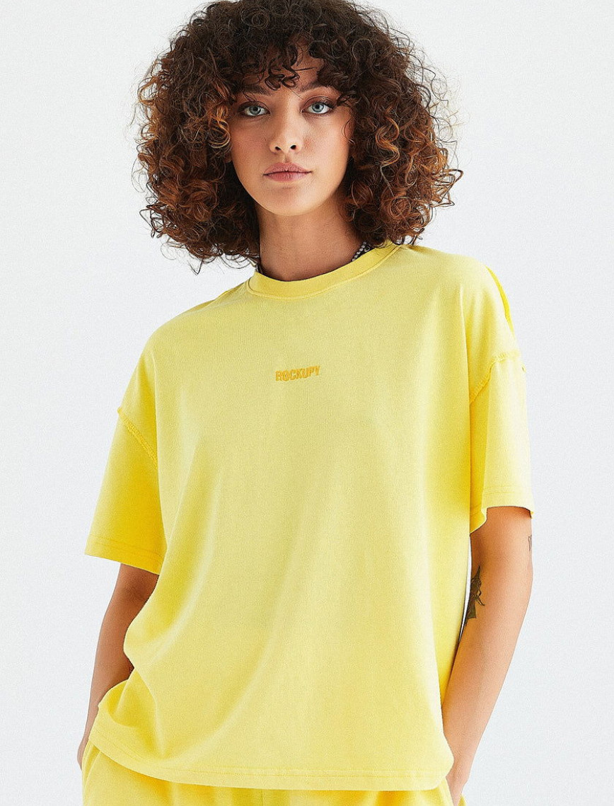 Rockupy Kadın Lilith Sarı Tişört