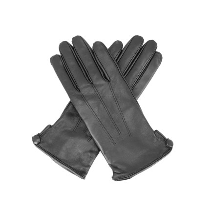 Siyah Kadın Deri Eldiven Siyah Kadın Deri Eldiven