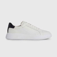 Calvin Klein Low Top Deri Erkek Beyaz Sneaker Calvin Klein Low Top Deri Erkek Beyaz Sneaker