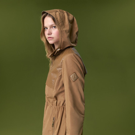 Amoura Kahve Kadın Kapişonlu Su İtici Yağmurluk Amoura Kahve Kadın Kapişonlu Su İtici Yağmurluk