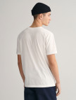 GANT Erkek Beyaz Regular Fit Bisiklet Yaka Logolu T-shirt GANT Erkek Beyaz Regular Fit Bisiklet Yaka Logolu T-shirt