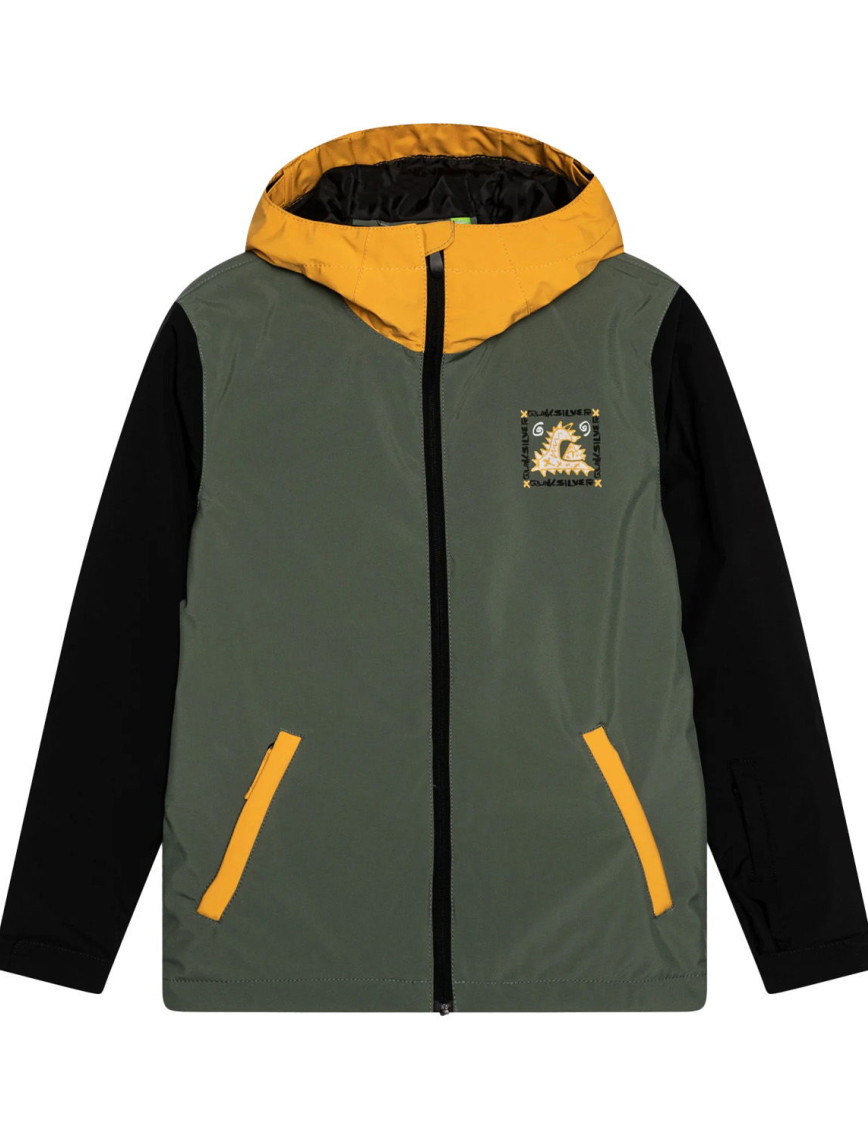 Quiksilver In The Hood Youth Unisex Çocuk Siyah Snowboard Ceketi Quiksilver In The Hood Youth Unisex Çocuk Siyah Snowboard Ceketi