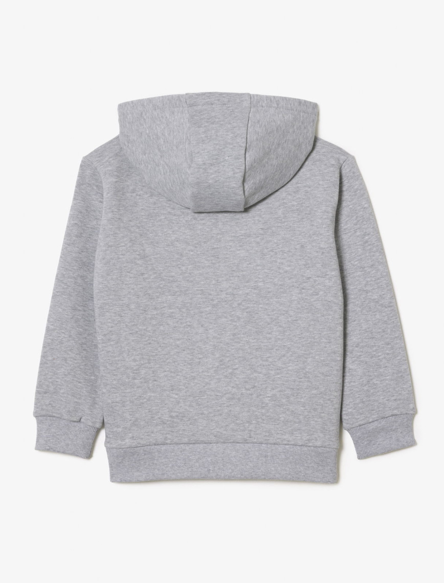 Lacoste Çocuk Kapüşonlu Gri Sweatshirt Lacoste Çocuk Kapüşonlu Gri Sweatshirt
