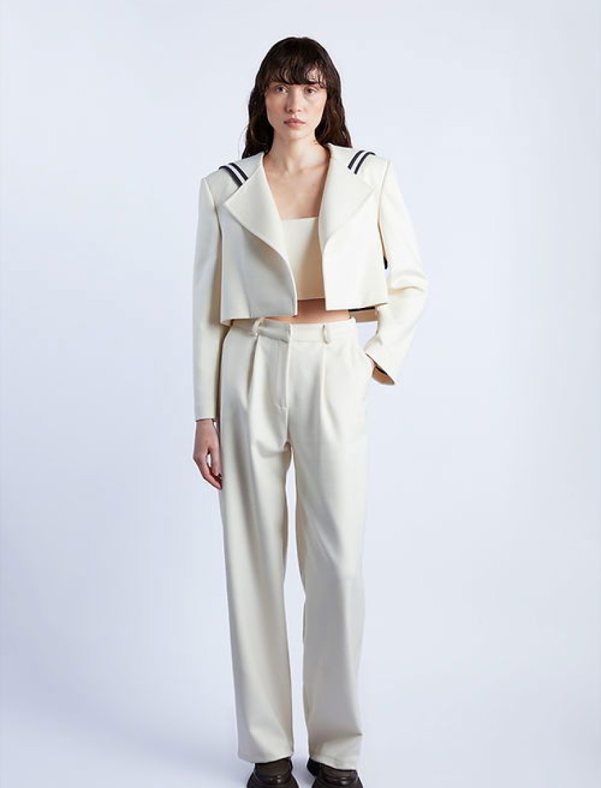 Wabi Sabi Kadın Ekru Kaşmir Sail Ceket Wabi Sabi Kadın Ekru Kaşmir Sail Ceket