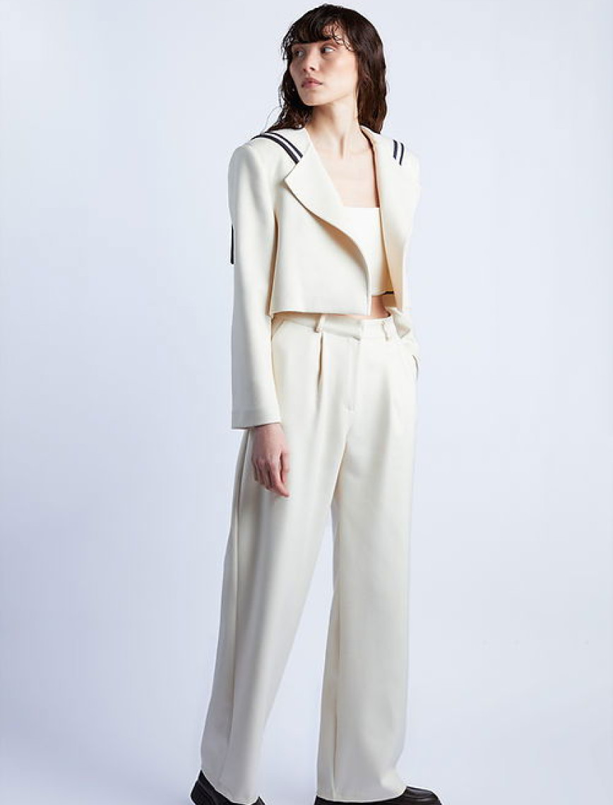 Wabi Sabi Kadın Ekru Kaşmir Sail Ceket Wabi Sabi Kadın Ekru Kaşmir Sail Ceket