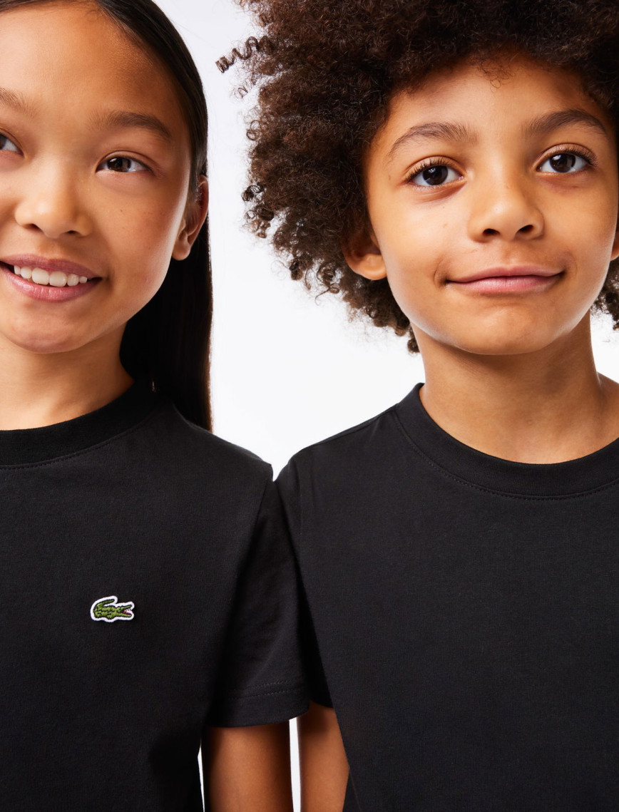 Lacoste Classic Çocuk Siyah T-shirt Lacoste Classic Çocuk Siyah T-shirt
