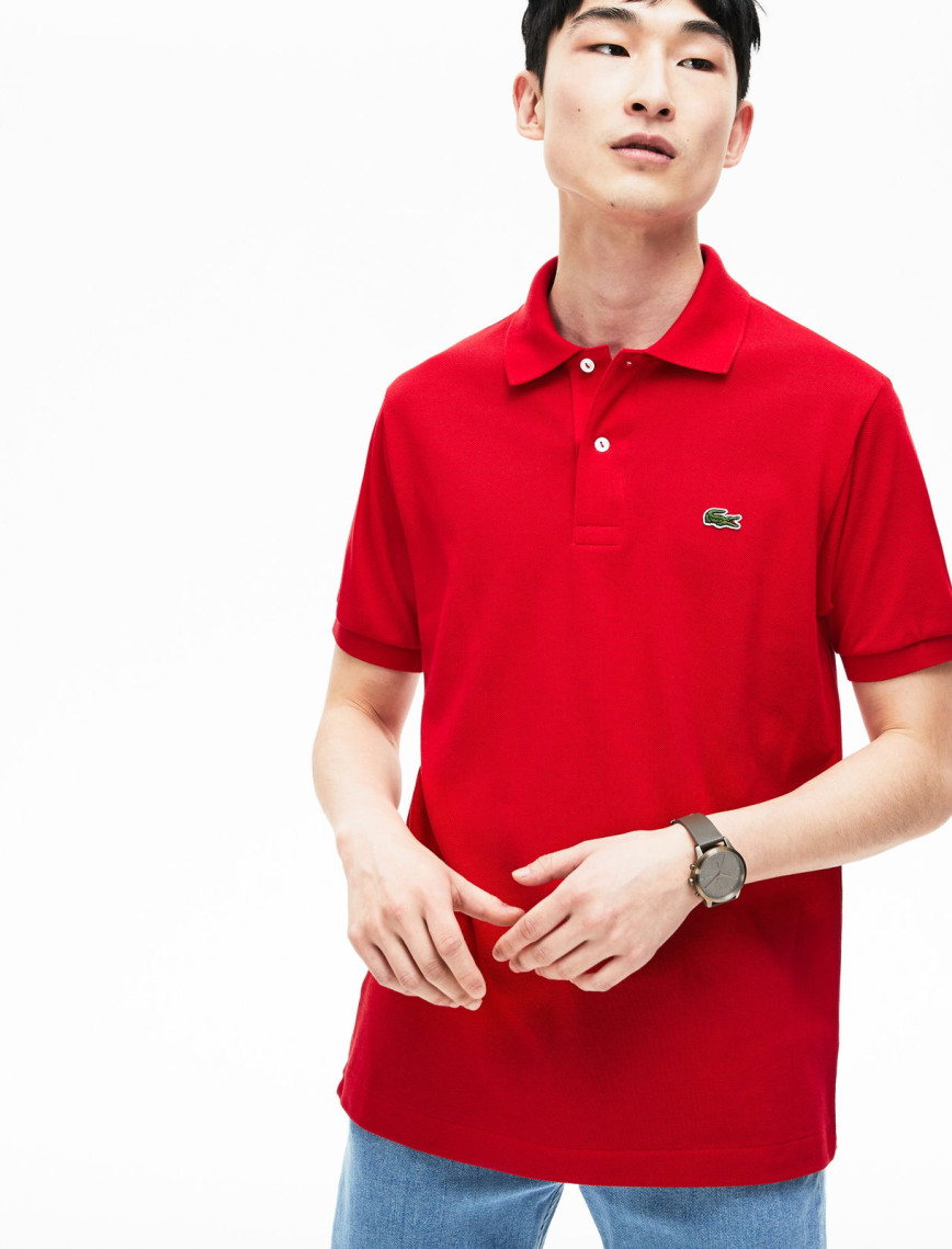 Lacoste Erkek Classic Fit L1212 Kırmızı Polo Lacoste Erkek Classic Fit L1212 Kırmızı Polo