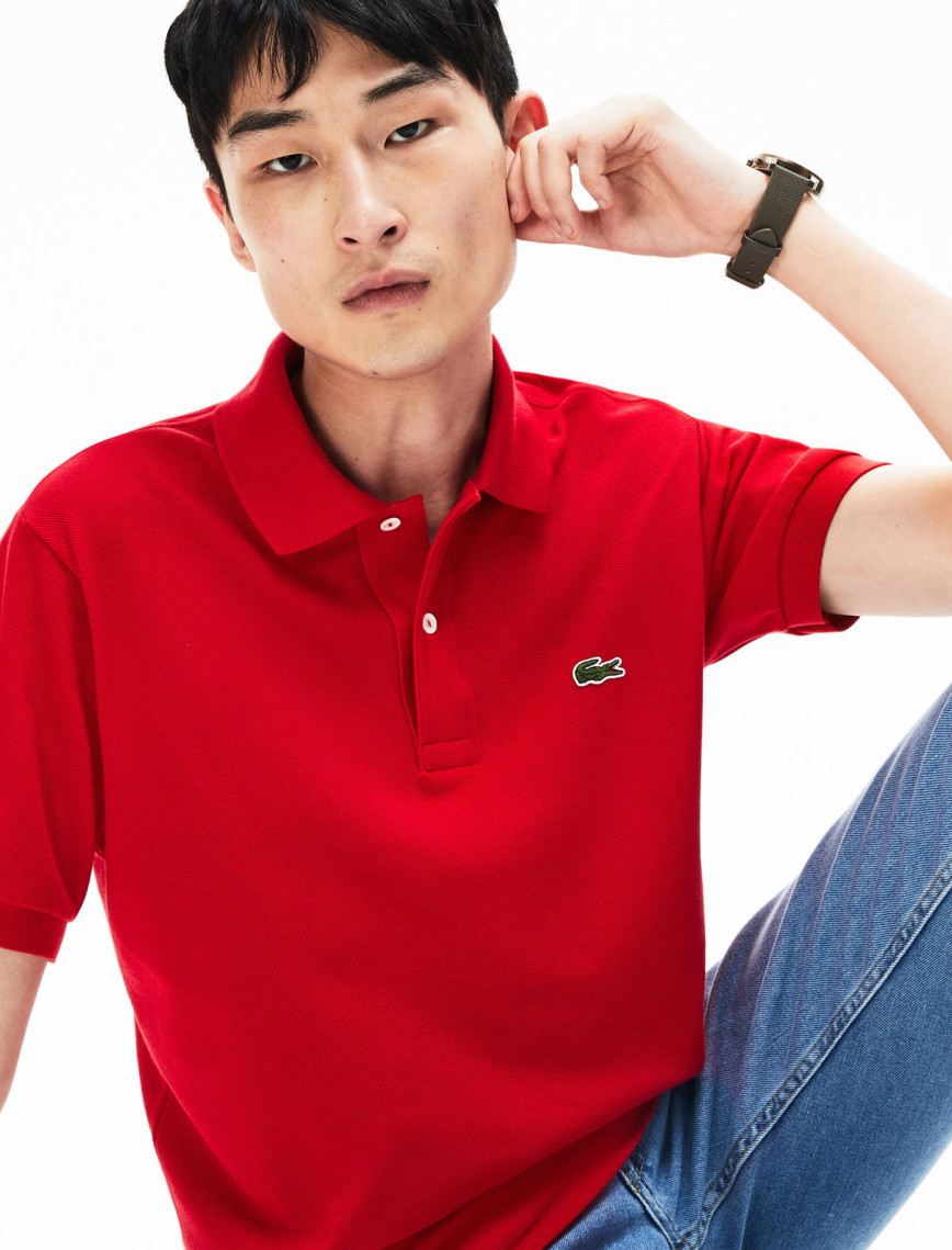 Lacoste Erkek Classic Fit L1212 Kırmızı Polo Lacoste Erkek Classic Fit L1212 Kırmızı Polo