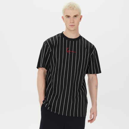 Karl Kani Small PinStripe Erkek Siyah T-Shirt Karl Kani Small PinStripe Erkek Siyah T-Shirt