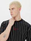 Karl Kani Small PinStripe Erkek Siyah T-Shirt Karl Kani Small PinStripe Erkek Siyah T-Shirt