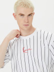 Karl Kani Small PinStripe Erkek Beyaz T-Shirt Karl Kani Small PinStripe Erkek Beyaz T-Shirt