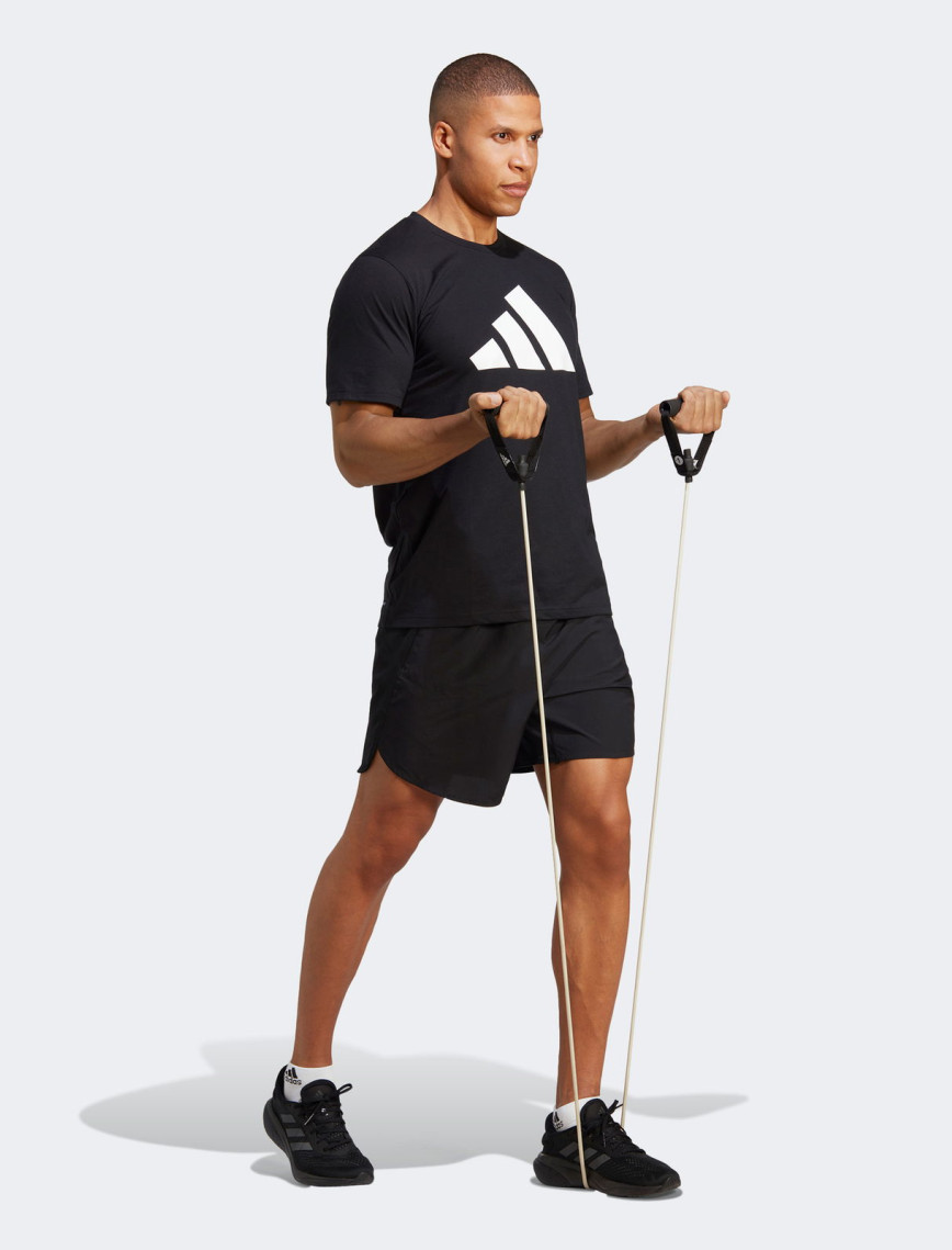 adidas Essentials Logo Erkek Siyah Antrenman T-Shirt adidas Essentials Logo Erkek Siyah Antrenman T-Shirt