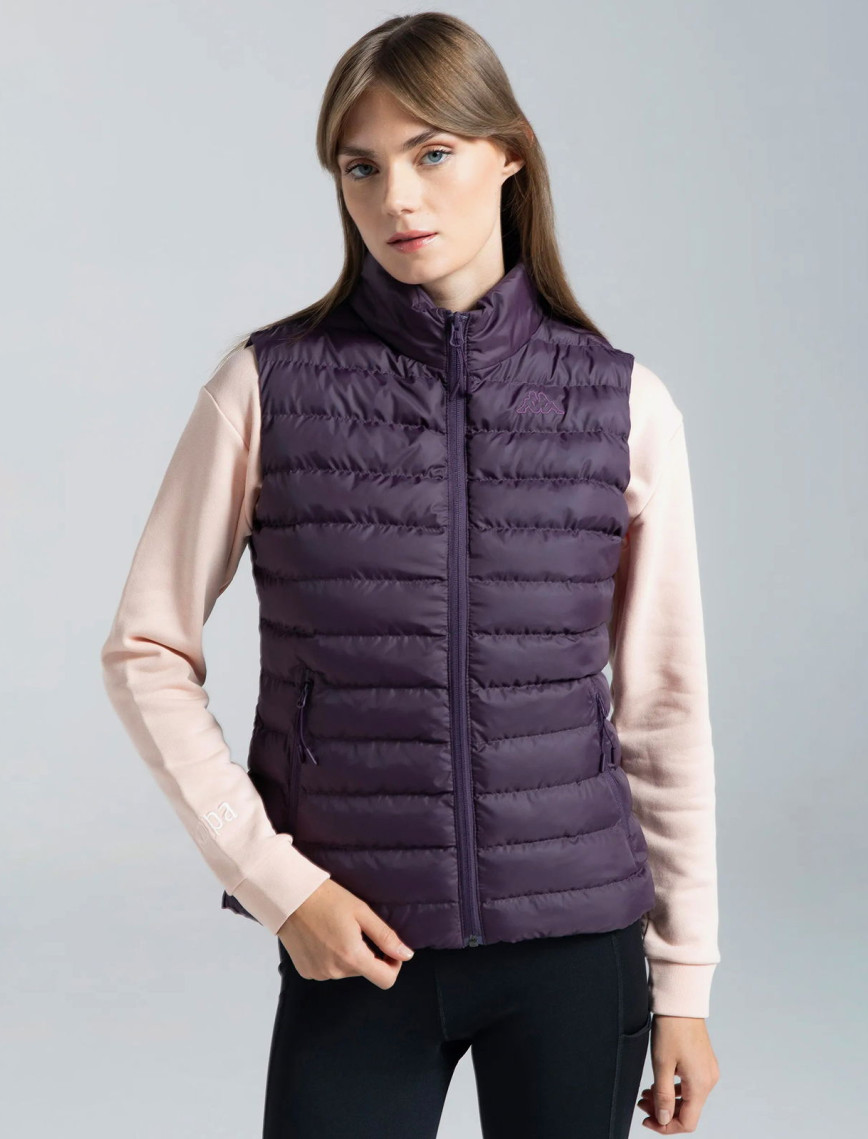 Kappa Logo Tona Kadın Mor Günlük Yelek Kappa Logo Tona Kadın Mor Günlük Yelek