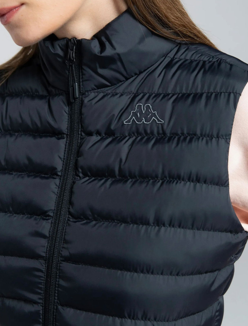 Kappa Logo Tona Kadın Siyah Günlük Yelek Kappa Logo Tona Kadın Siyah Günlük Yelek