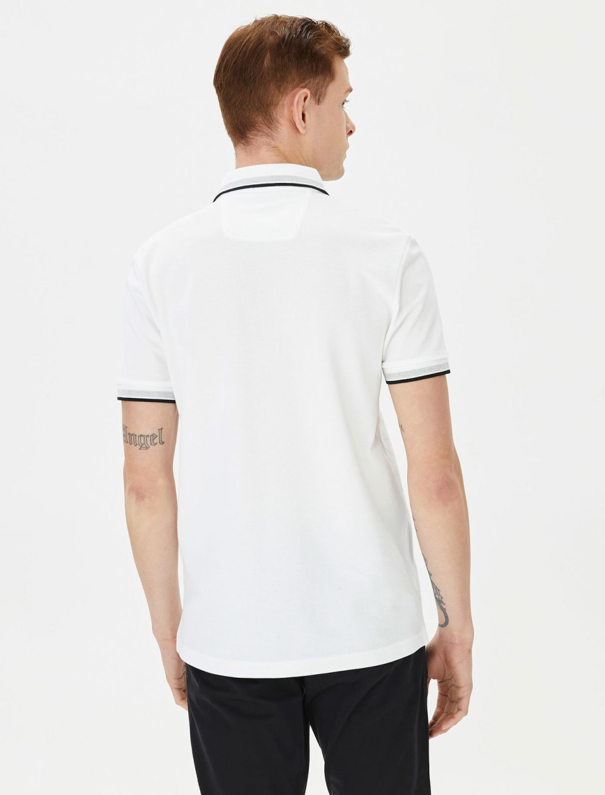 Boss Paddy Erkek Beyaz Polo Boss Paddy Erkek Beyaz Polo