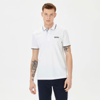 Boss Paddy Pro Erkek Beyaz Polo Boss Paddy Pro Erkek Beyaz Polo