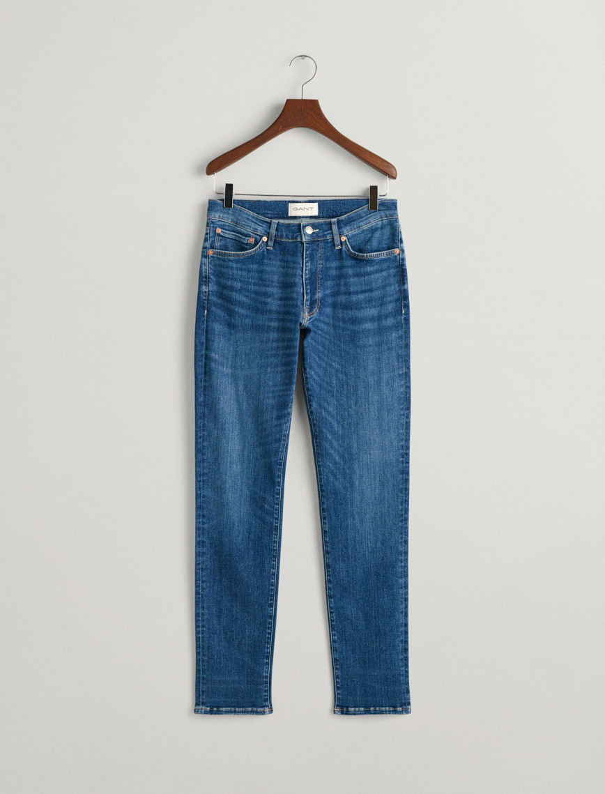 GANT Erkek Lacivert Extra Slim Fit Active Recover Jean GANT Erkek Lacivert Extra Slim Fit Active Recover Jean