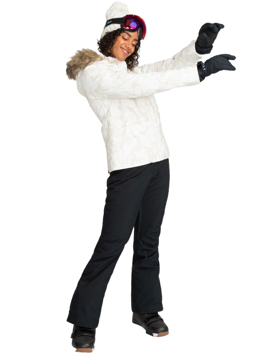 Roxy Jet Ski Kadın Beyaz Snowboard Ceketi Roxy Jet Ski Kadın Beyaz Snowboard Ceketi