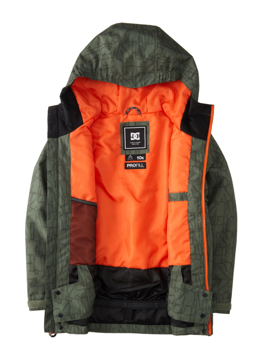 Dc Basis Print Youth Erkek Çocuk Yeşil Snowboard Ceketi Dc Basis Print Youth Erkek Çocuk Yeşil Snowboard Ceketi