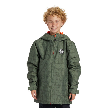 Dc Basis Print Youth Erkek Çocuk Yeşil Snowboard Ceketi Dc Basis Print Youth Erkek Çocuk Yeşil Snowboard Ceketi
