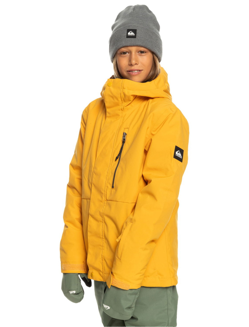 Quiksilver Mission Solid Jk Erkek Çocuk Sarı Snowboard Ceketi Quiksilver Mission Solid Jk Erkek Çocuk Sarı Snowboard Ceketi