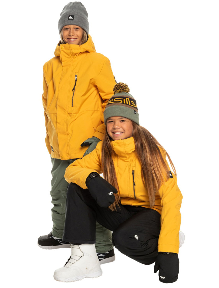 Quiksilver Mission Solid Jk Erkek Çocuk Sarı Snowboard Ceketi Quiksilver Mission Solid Jk Erkek Çocuk Sarı Snowboard Ceketi