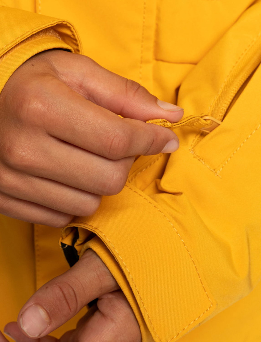 Quiksilver Mission Solid Jk Erkek Çocuk Sarı Snowboard Ceketi Quiksilver Mission Solid Jk Erkek Çocuk Sarı Snowboard Ceketi