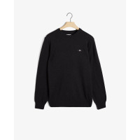 GANT Erkek Siyah Slim Fit Bisiklet Yaka Uzun Kollu T-Shirt GANT Erkek Siyah Slim Fit Bisiklet Yaka Uzun Kollu T-Shirt