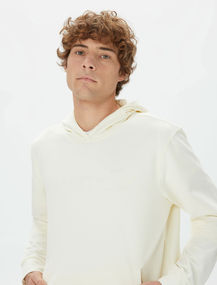 Nautica Erkek Krem Standart Fit Sweatshirt Nautica Erkek Krem Standart Fit Sweatshirt