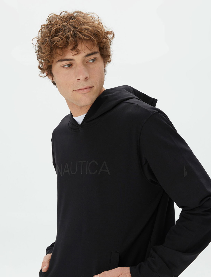 Nautica Erkek Siyah Standart Fit Sweatshirt Nautica Erkek Siyah Standart Fit Sweatshirt