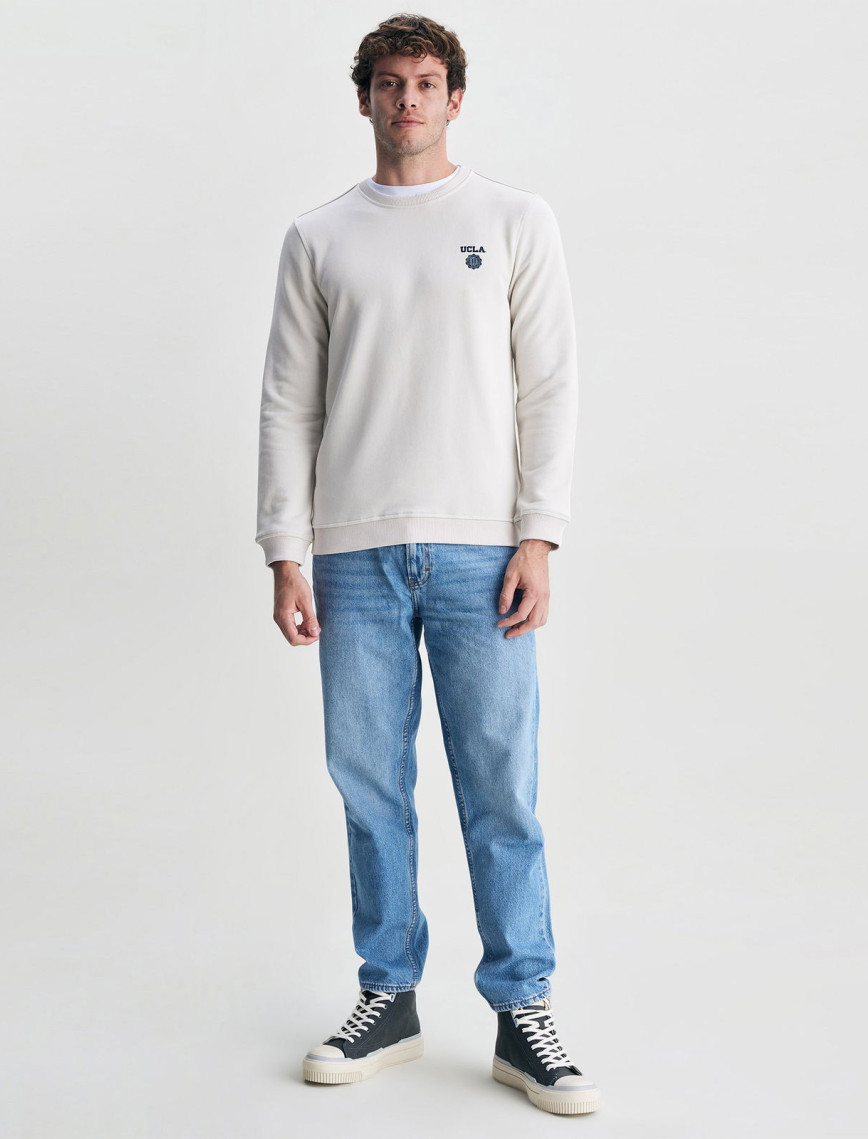 Ucla Valley Erkek Kahverengi Bisiklet Yaka Sweatshirt Ucla Valley Erkek Kahverengi Bisiklet Yaka Sweatshirt