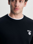 Ucla Valley Erkek Siyah Bisiklet Yaka Sweatshirt Ucla Valley Erkek Siyah Bisiklet Yaka Sweatshirt