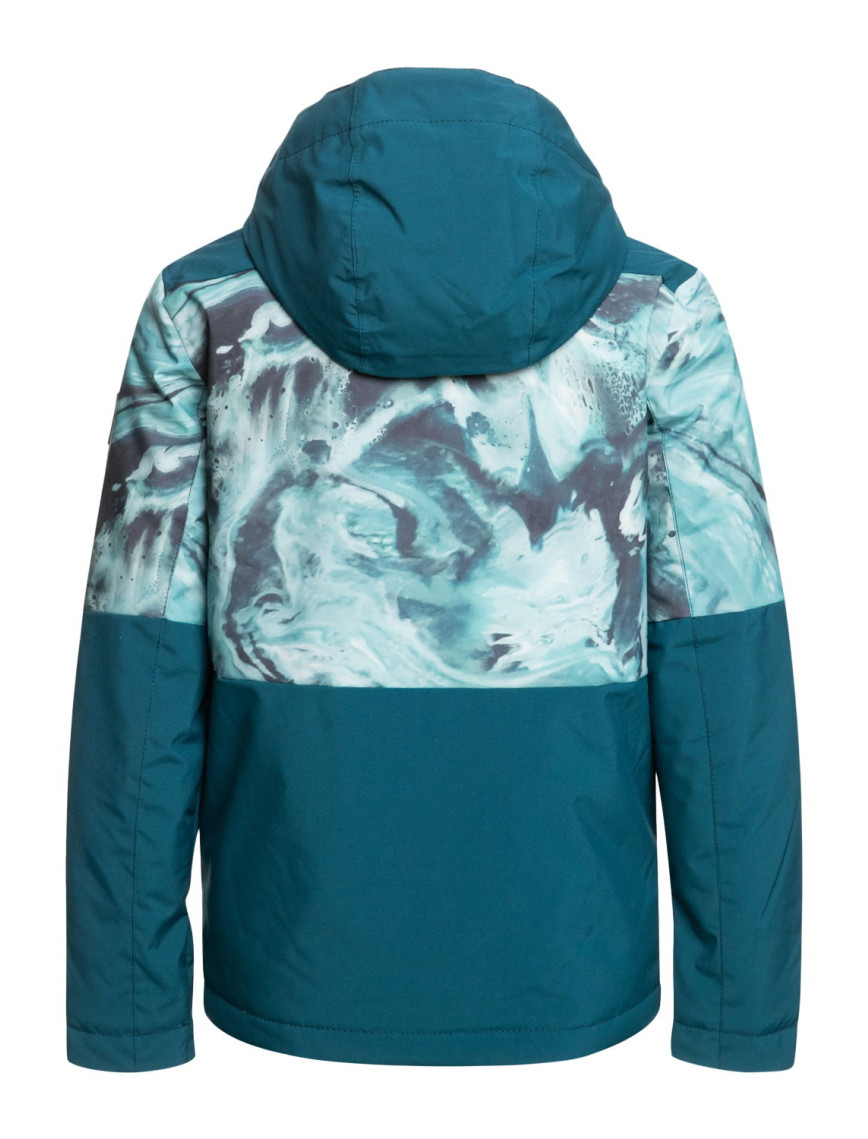 Quiksilver Mission Printed Block Youth Erkek Çocuk Mavi Snowboard Ceketi Quiksilver Mission Printed Block Youth Erkek Çocuk Mavi Snowboard Ceketi