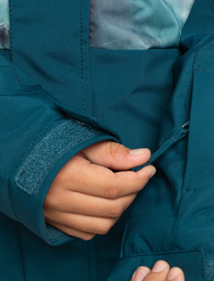 Quiksilver Mission Printed Block Youth Erkek Çocuk Mavi Snowboard Ceketi Quiksilver Mission Printed Block Youth Erkek Çocuk Mavi Snowboard Ceketi