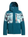 Quiksilver Mission Printed Block Youth Erkek Çocuk Mavi Snowboard Ceketi Quiksilver Mission Printed Block Youth Erkek Çocuk Mavi Snowboard Ceketi