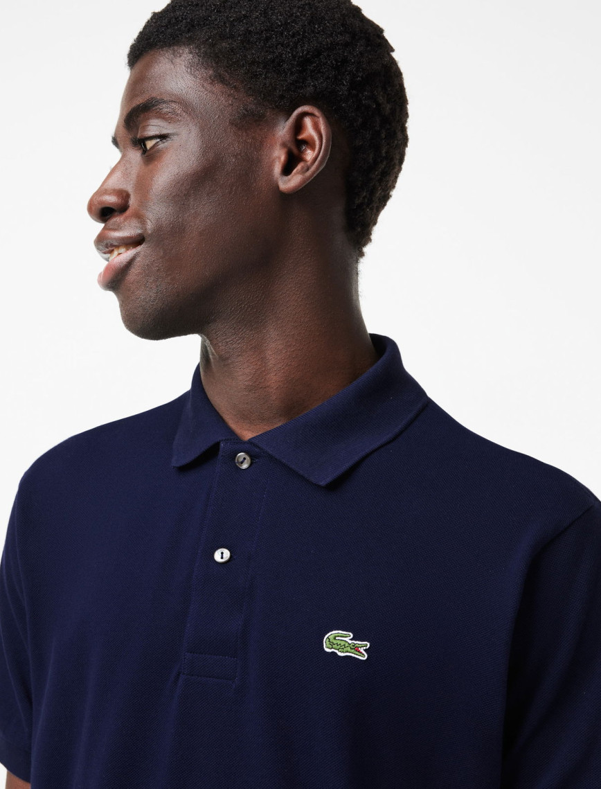 Lacoste L.12.12 Erkek Classic Fit Lacivert Polo Lacoste L.12.12 Erkek Classic Fit Lacivert Polo