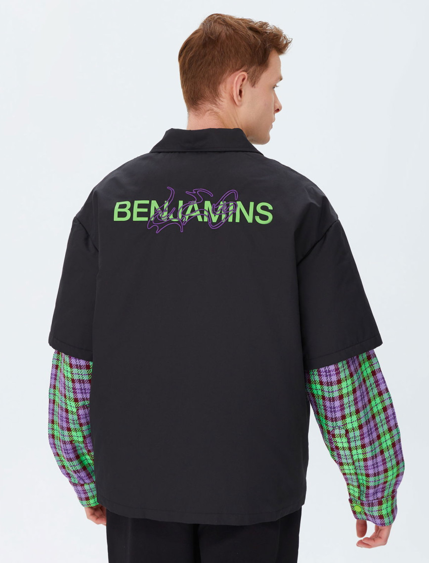 Les Benjamins 102 Unisex Siyah Kısa Kollu Gömlek