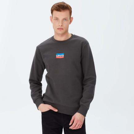 Levi's T2 Graphic Crew Pirate Erkek Siyah Sweatshirt Levi's T2 Graphic Crew Pirate Erkek Siyah Sweatshirt