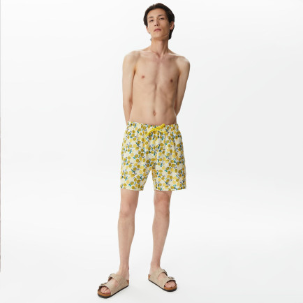 Nautica Erkek Sarı Baskılı Deniz Şortu Nautica Erkek Sarı Baskılı Deniz Şortu