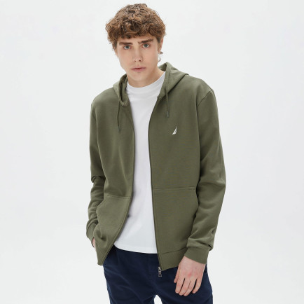 Nautica Erkek Yeşil Standart Fit Sweatshirt Nautica Erkek Yeşil Standart Fit Sweatshirt