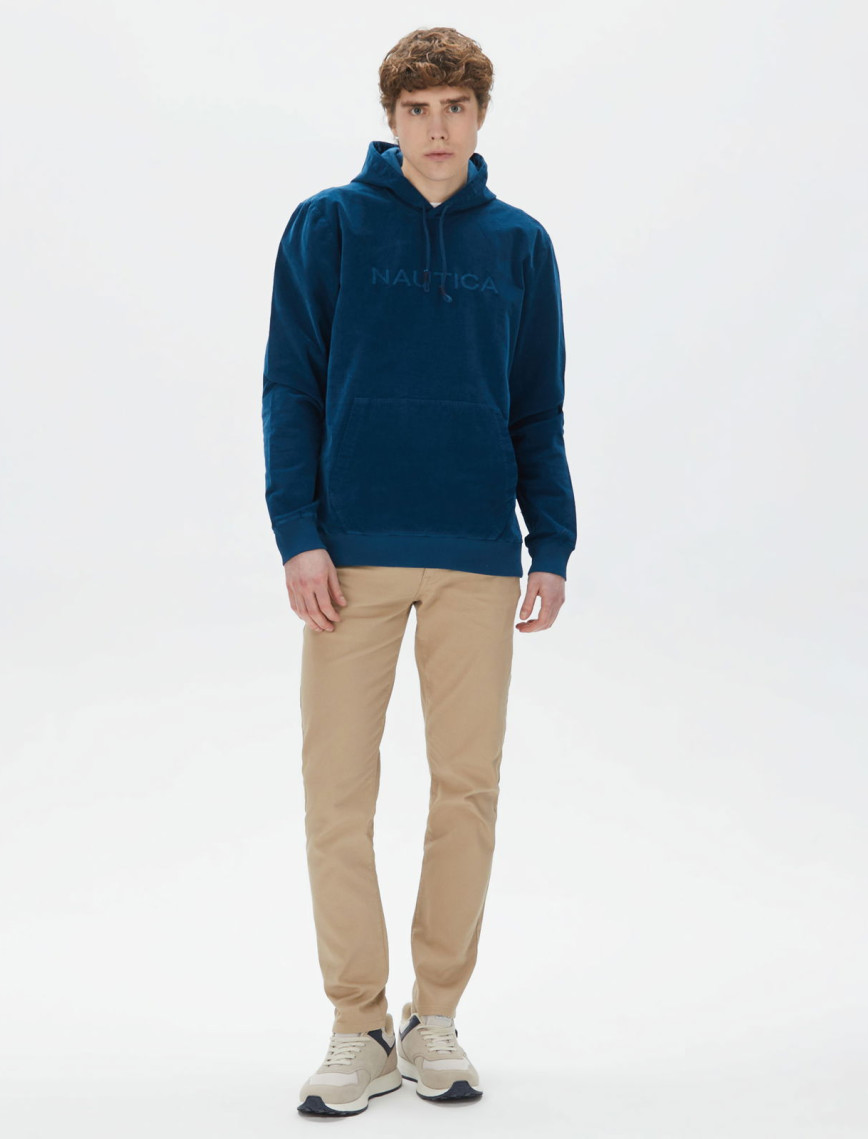 Nautica Erkek Mavi Standart Fit Kapüşonlu Sweatshirt Nautica Erkek Mavi Standart Fit Kapüşonlu Sweatshirt