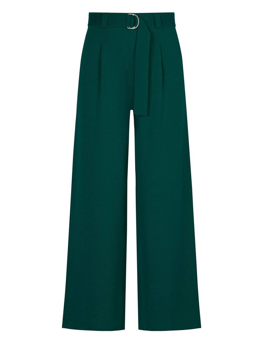 Knitss Extrafıne Merino Yün Yeşil Triko Pantolon Knitss Extrafıne Merino Yün Yeşil Triko Pantolon