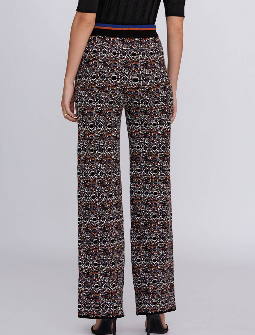 Knitss Jakar Desenli Normal Kesim Triko Pantolon Knitss Jakar Desenli Normal Kesim Triko Pantolon