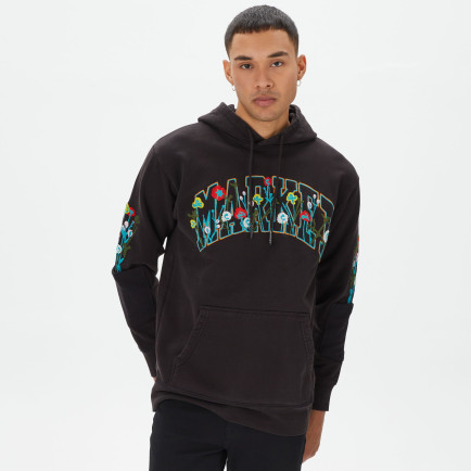 Market Bouquet Pullover Erkek Siyah Hoodie Market Bouquet Pullover Erkek Siyah Hoodie