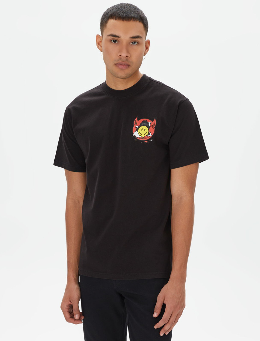 Market Smiley Inner Peace Erkek Krem T-Shirt Market Smiley Inner Peace Erkek Krem T-Shirt